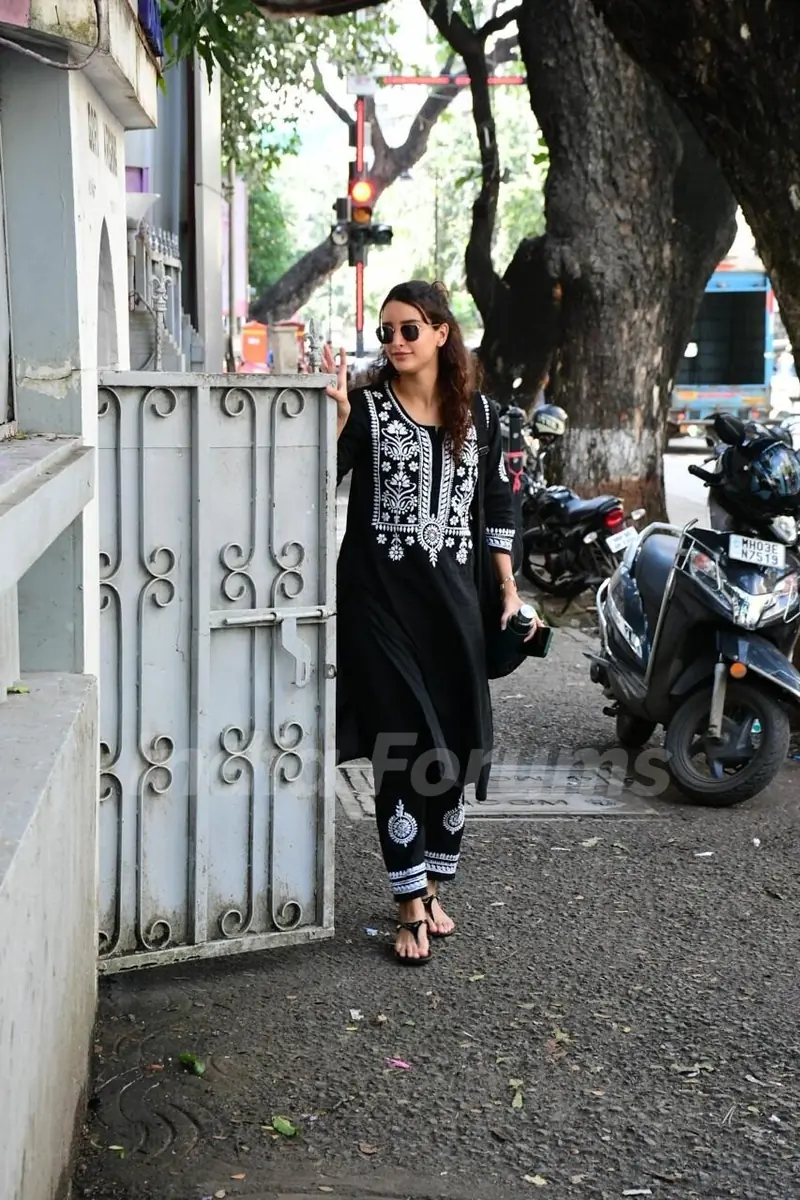 Triptii Dimri snapped in the city