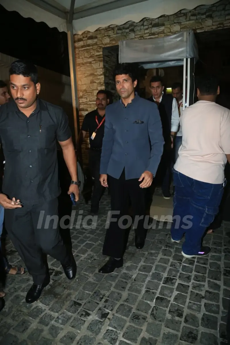 Farhan Akhtar spotted at '120 Bahadur' Album Launch