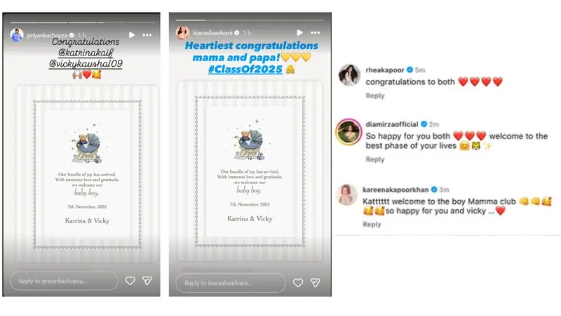 celebs congratulate Vickat