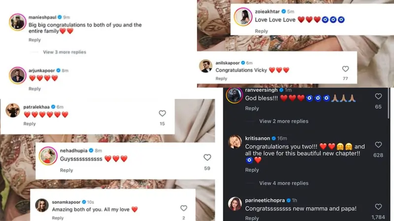 celebs congratulate Vickat