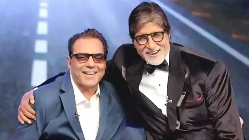 Amitabh Bachchan and Dharmendra