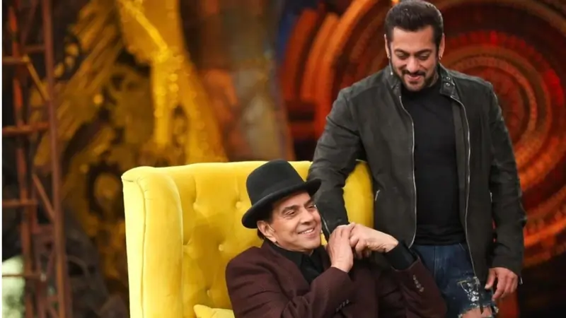 Salman Khan and Dharmendra