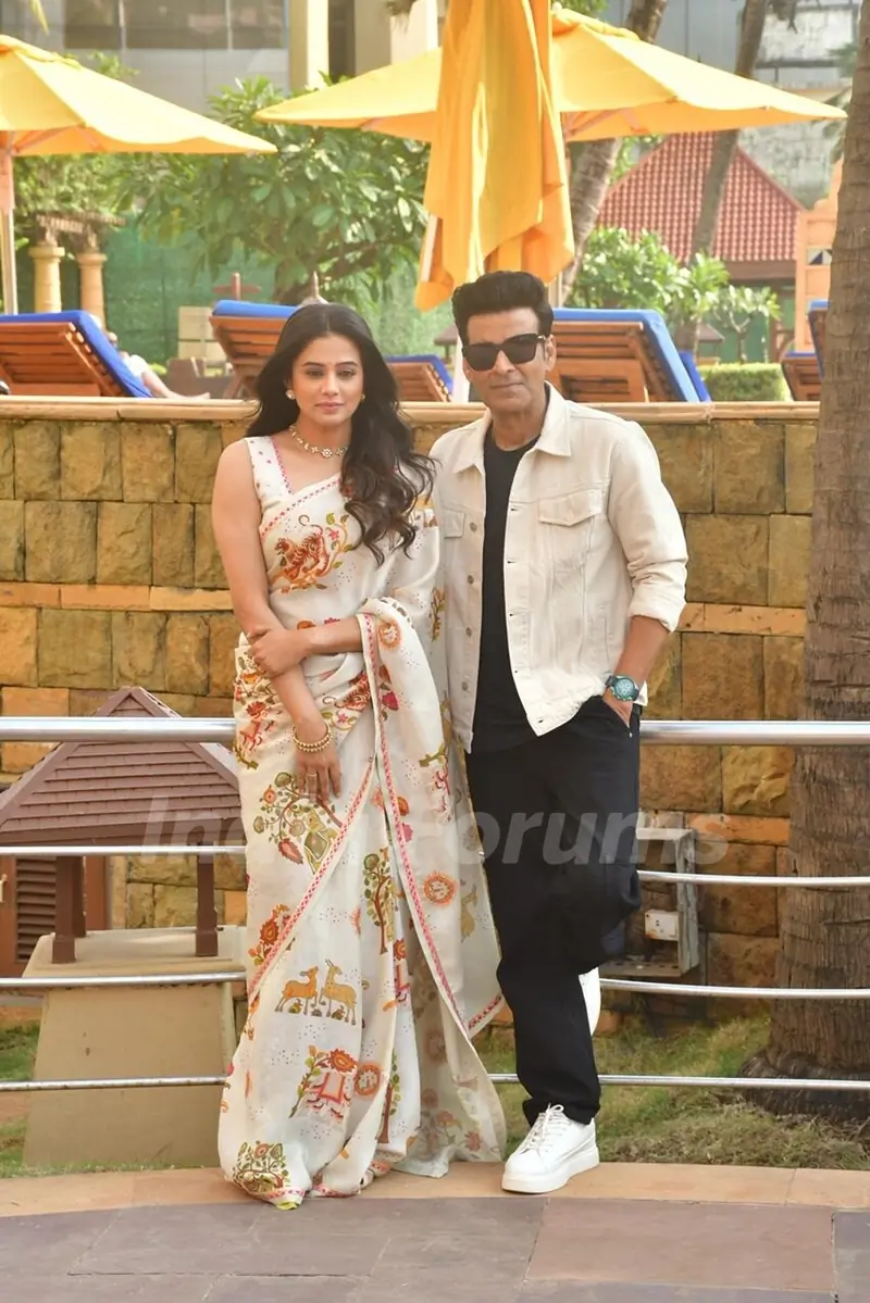 Manoj Bajpayee and Priyamani snapped at the promotions of The Family Man Season 3