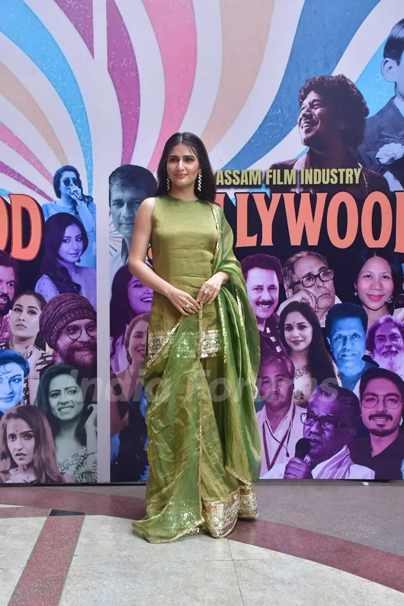 Fatima Sana Shaikh snapped promoting her upcoming film Gustaaqh Ishq