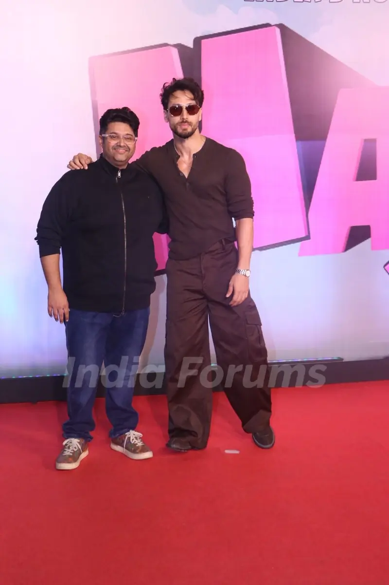 Tiger Shroff and Milap Zaveri snapped at the premiere of Mastiii 4