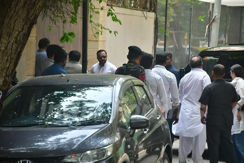 Saif Ali Khan snapped at Sunny Deol’s house in Juhu