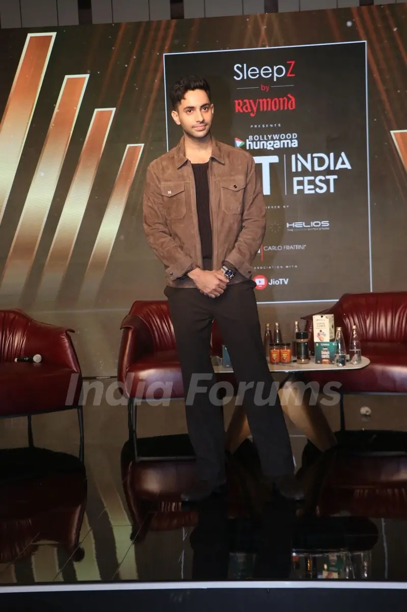 Agastya Nanda snapped at the Bollywood Hungama OTT India Fest – Day 1