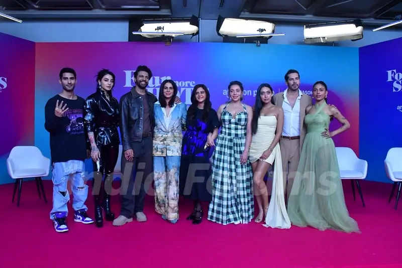 Celebrities snapped promoting Four More Shots Please! Season 4