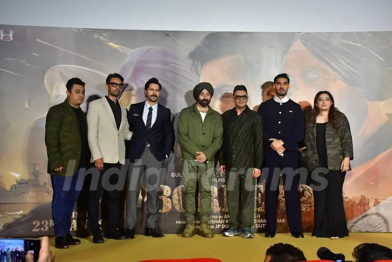 Sunny Deol, Varun Dhawan and Ahan Shetty grace at Border 2 Teaser Launch