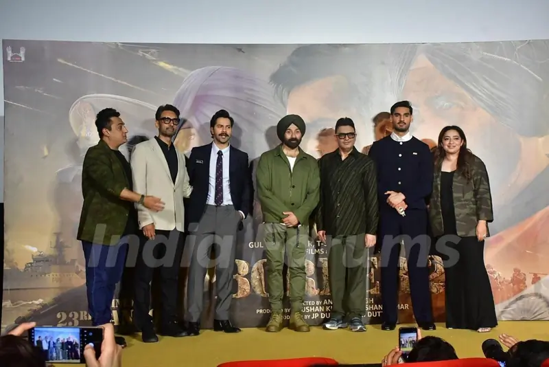 Sunny Deol, Varun Dhawan and Ahan Shetty grace at Border 2 Teaser Launch