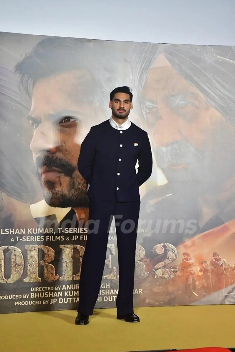 Ahan Shetty grace at Border 2 Teaser Launch