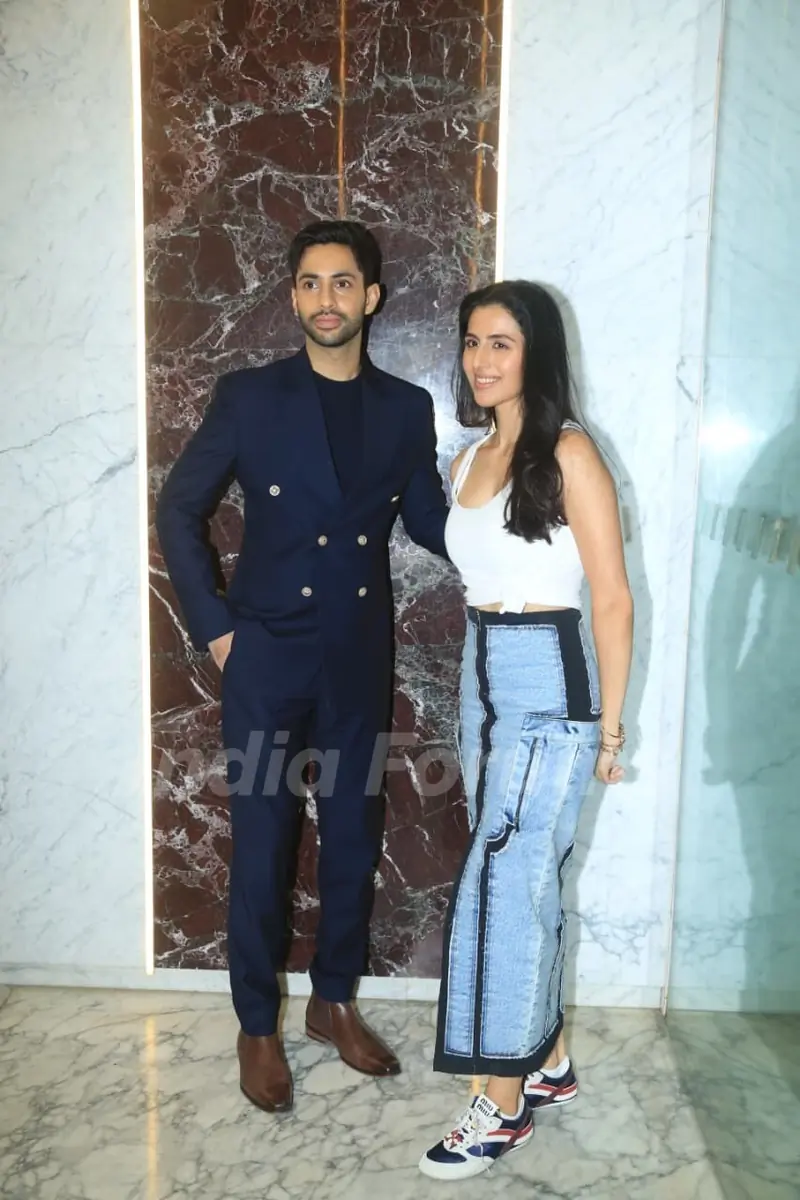 Agastya Nanda and Simar Bhatia snapped promoting Ikkis  