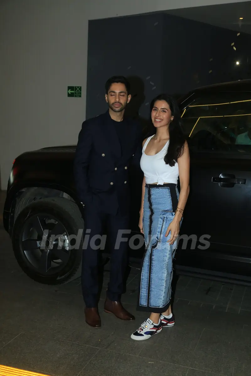 Agastya Nanda and Simar Bhatia snapped promoting Ikkis  