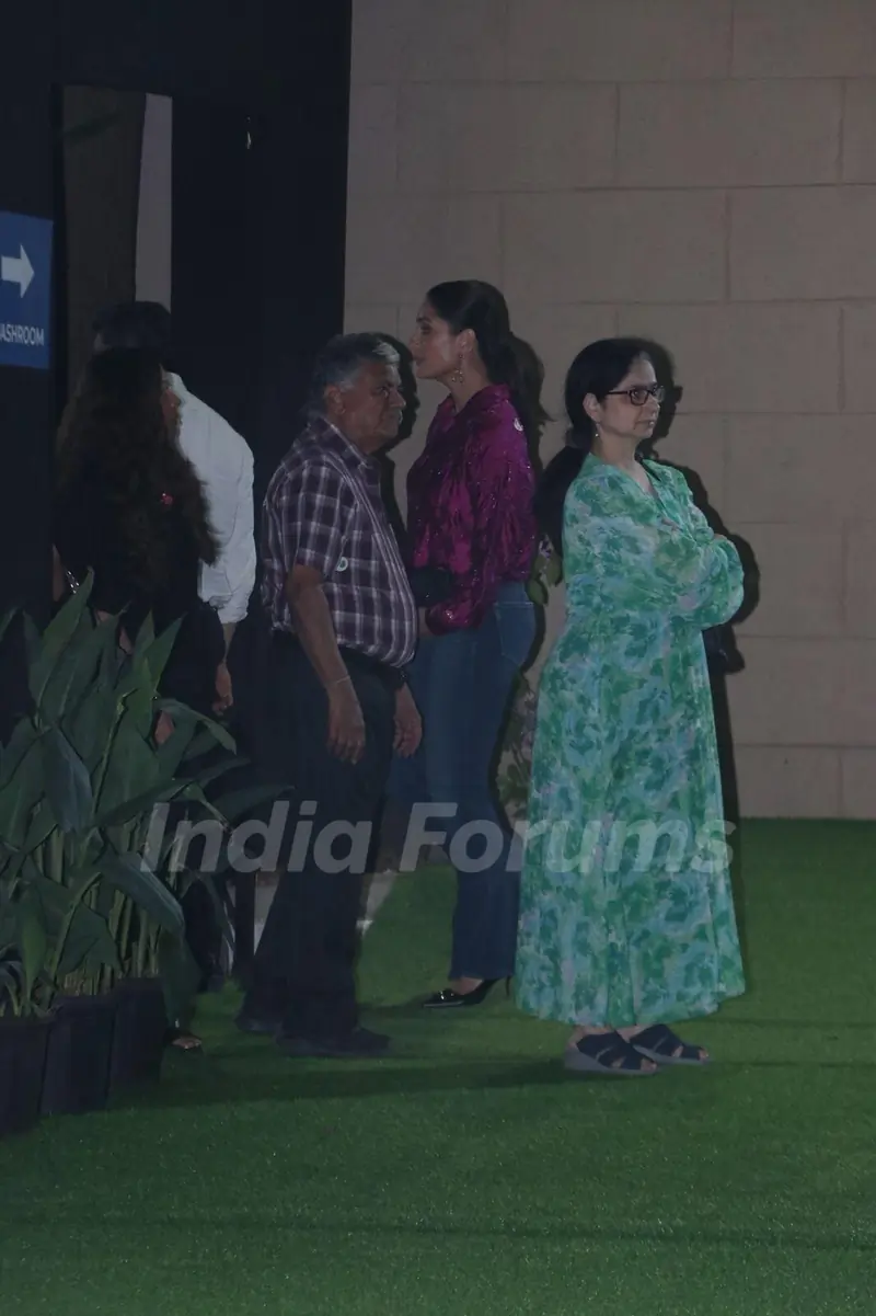 Kareena Kapoor snapped attending the Dhirubhai Ambani International School annual day 2025