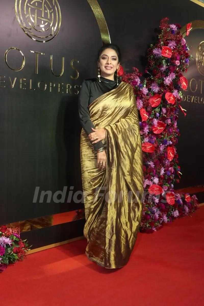 Rupali Ganguly snapped at Anand Pandit’s birthday bash