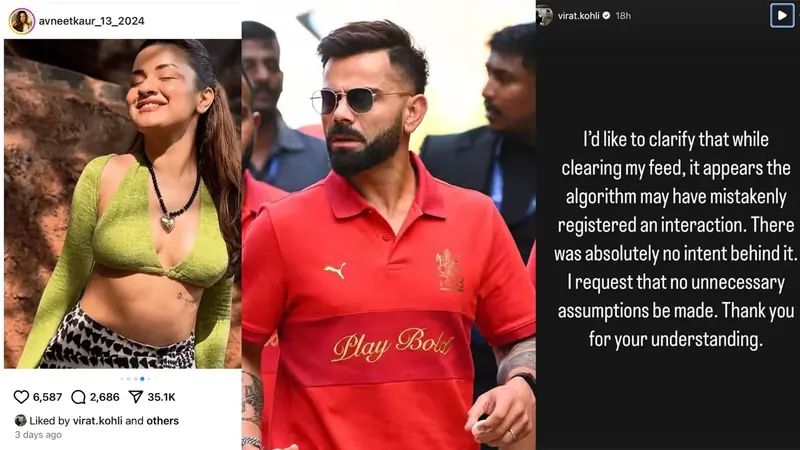 Virat Kohli and Avneet kaur