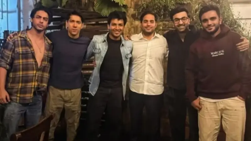 ranbir, akash and aaryan