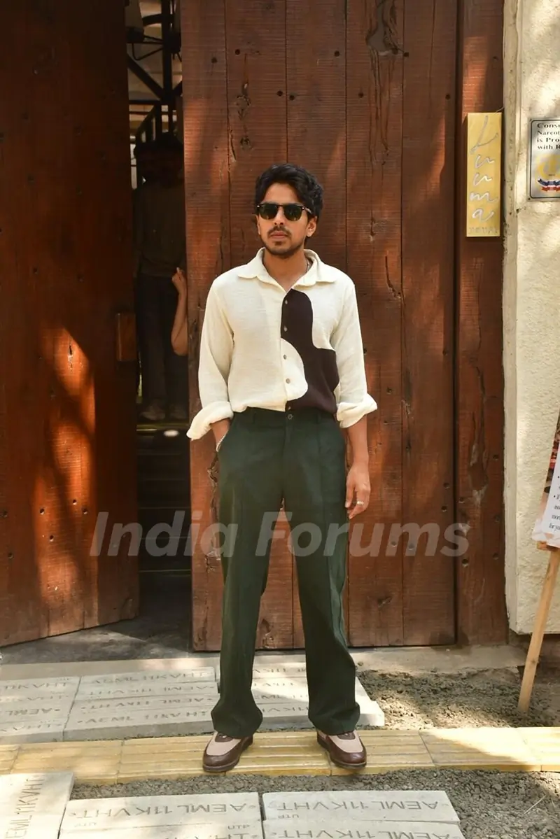 Adarsh Gourav snapped promoting Tu Yaa Main
