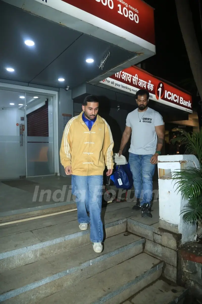 Orry snapped in Bandra