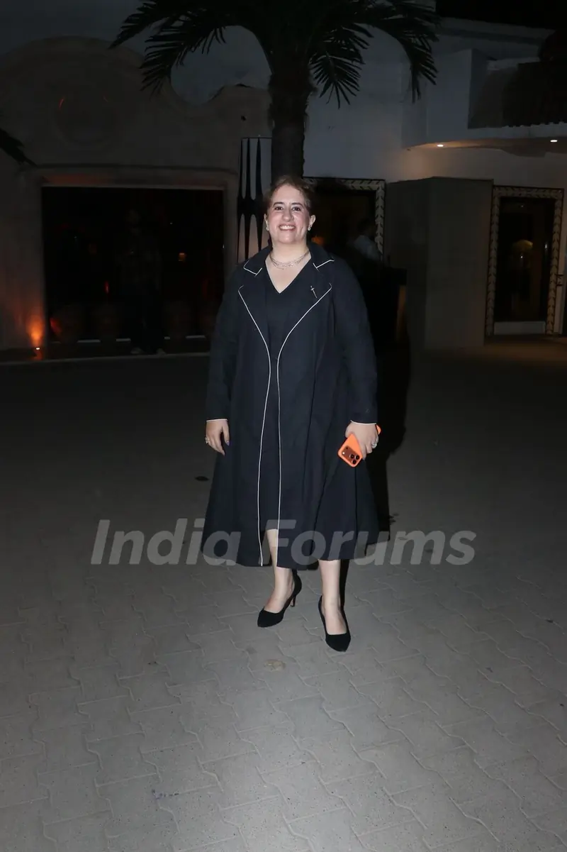 Guneet Monga clicked at Bastian