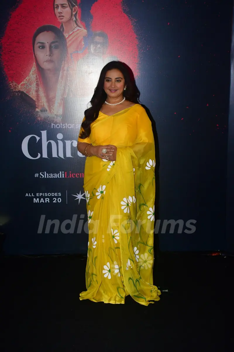 Divya Dutta snapped promoting Chiraiya