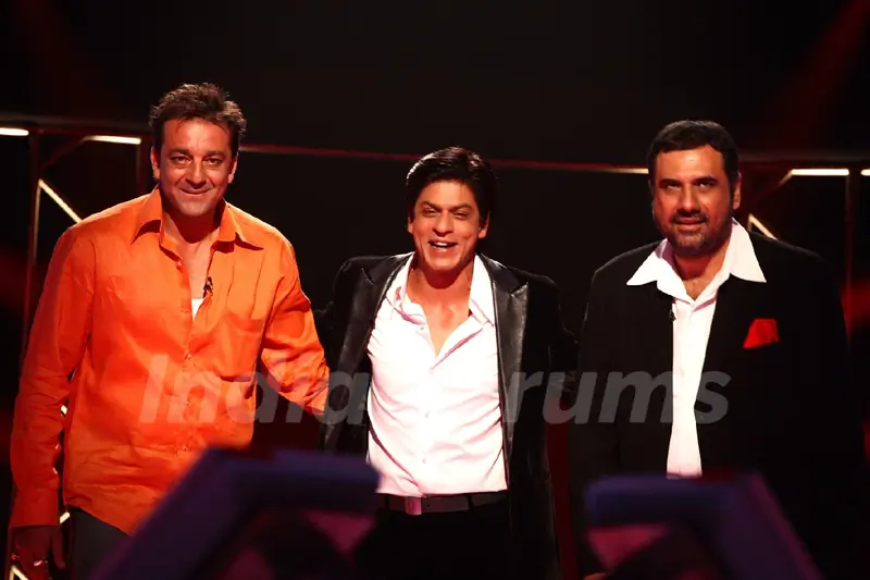 Sanjay Dutt and Boman Irani on KAUN BANEGA CROREPATI