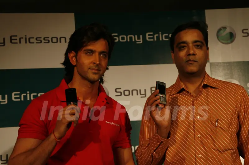 Sony Ericsson announced Hrithik Roshan as their brand ambassador for india and SAARC region at a media meet held at Yashraj Studio in Mumbai