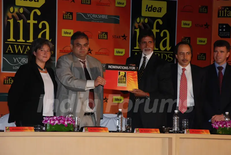 IIFA brand ambassador Amitabh Bachchan at the announcement of Idea IIFA awards nominations held at Grand Hyatt in Mumbai