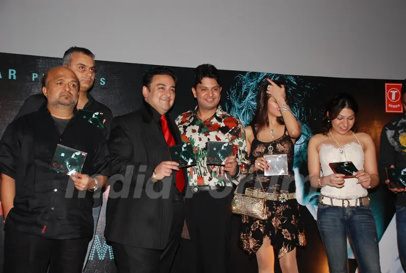 Adnan Sami''s new album Ek Din was launched by T-series in Mumbai on April 12 Lyrics writer Sameer and former actress Divya Kumar were present at the launch