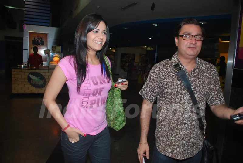 Mona Singh and Vinay Pathak at ''Public Enemies'' premiere at fame, in Mumbai