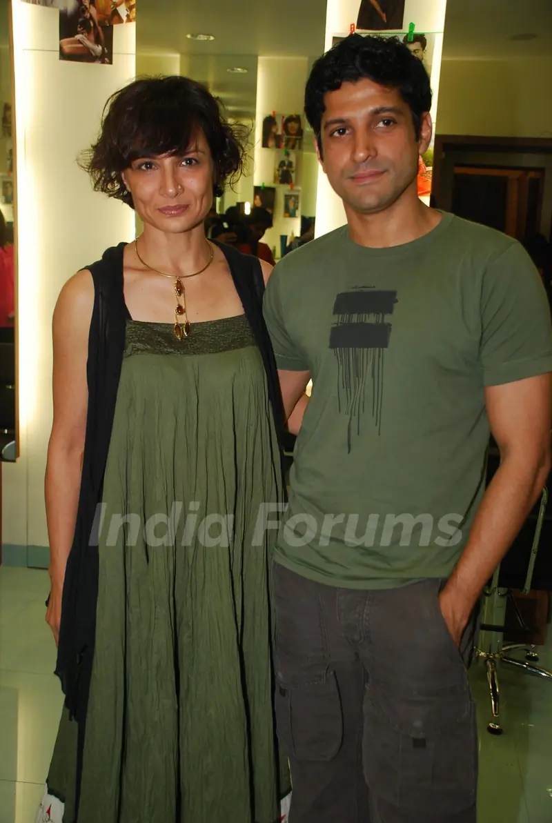 Farhan Akhtar at "Oro spa launch"
