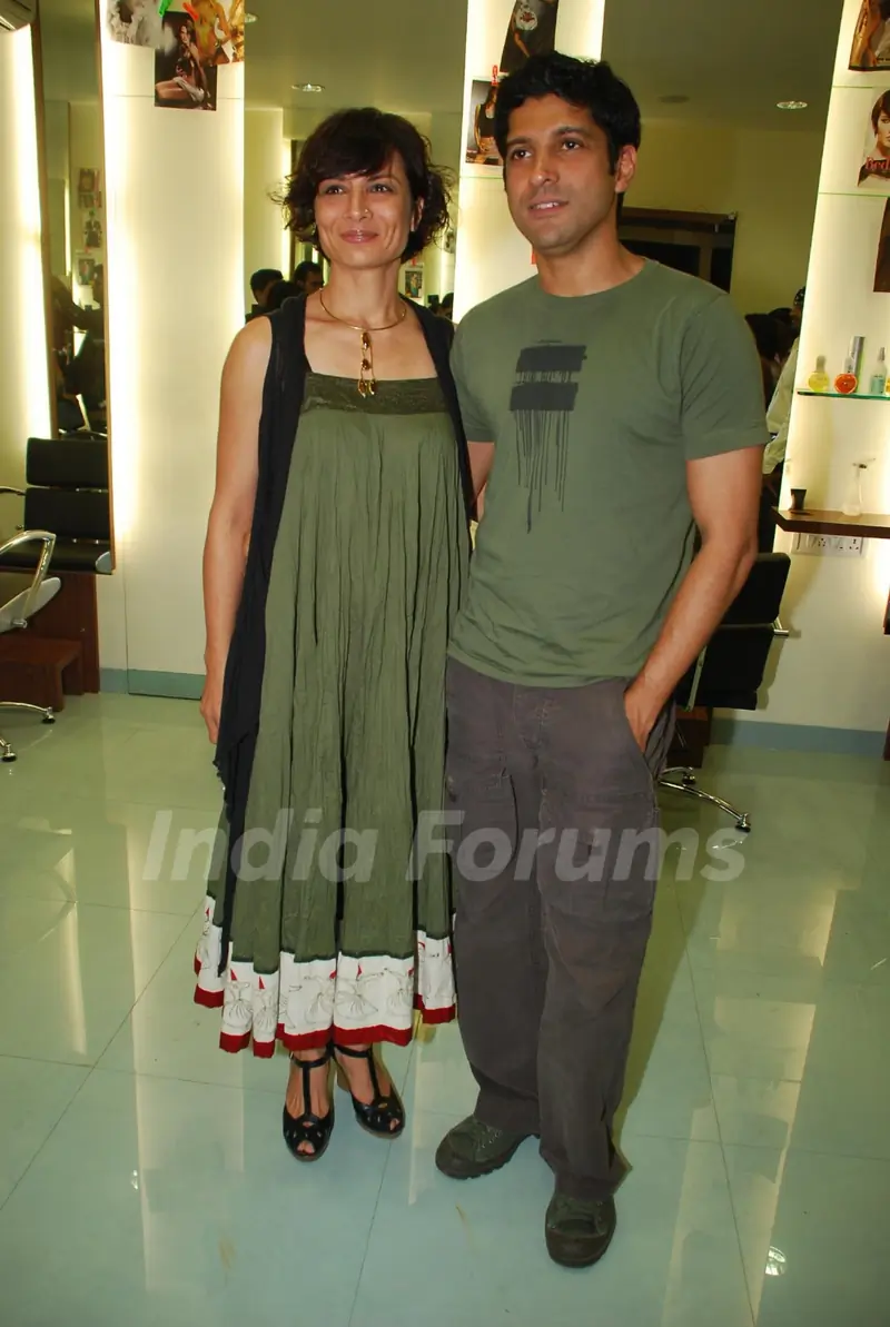 Farhan Akhtar at "Oro spa launch"