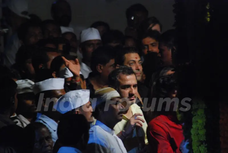 Ganpati at Salman Khan home