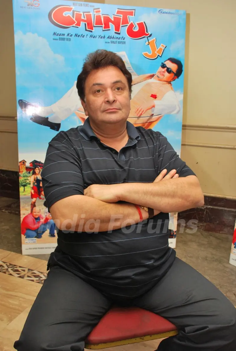 Rishi Kapoor promotes Chintu Ji film