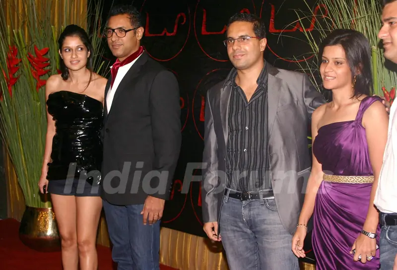 Designer Shantanu ans Nikhil at the red carpet event at openig of Arjun Rampal and A D Singh''s &quot;LAP'''' restaurant, in New Delhi on Friday Night