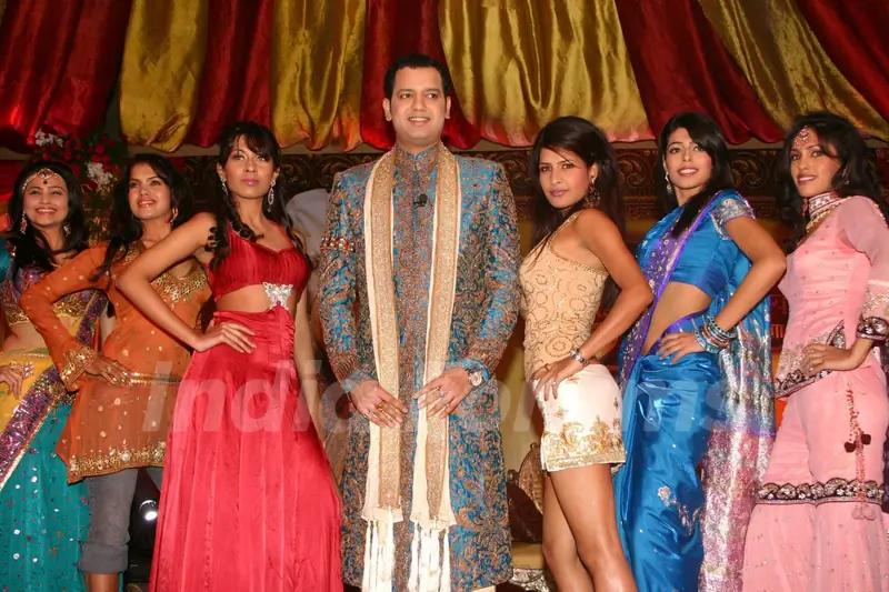 Rahul Mahajan at the launch of NDTV imagine''s Swayamvar-Season-2, ''''Rahul Dulhaniya Le Jayega'''',in New Delhi on Tuesday