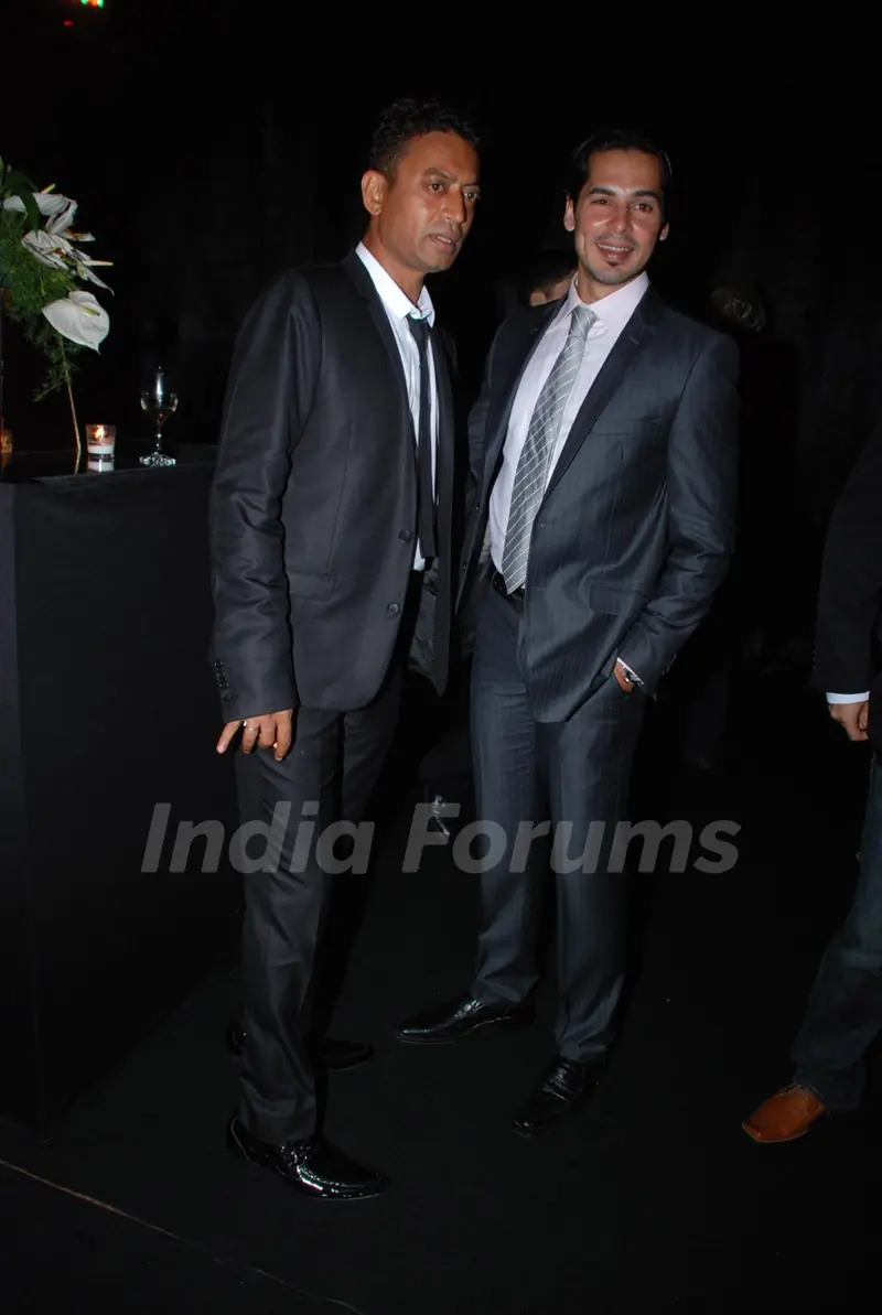 Irfan Khan and Dino Morea at GQ Man of the Year Award Function