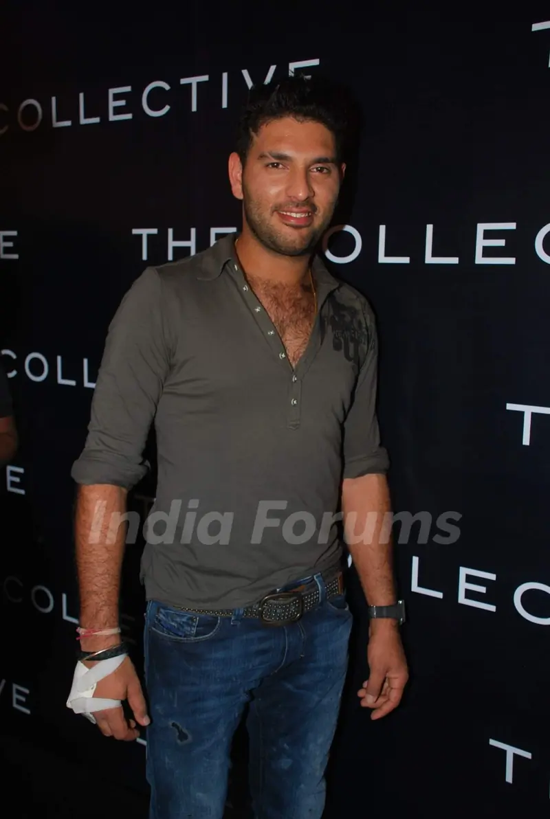 Yuvraj Singh at The Collective Show at Palladium in Mumbai