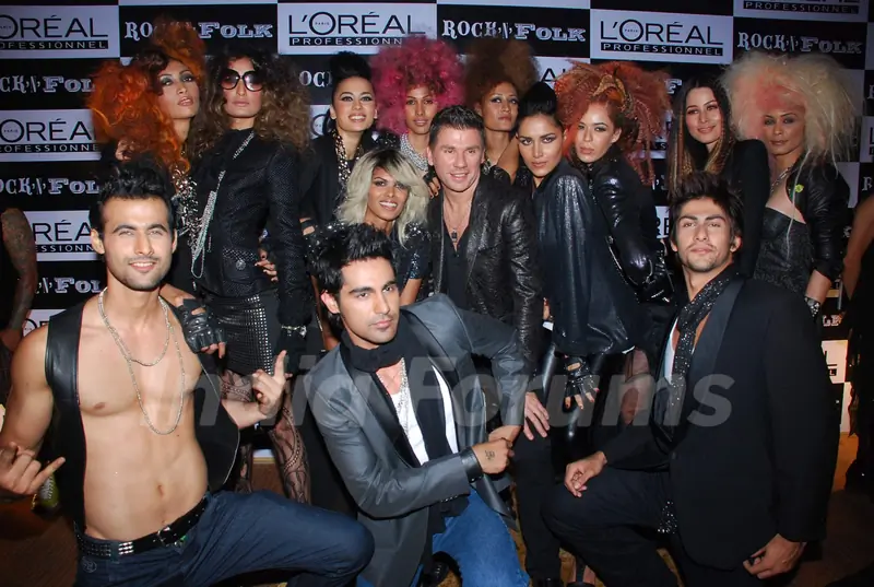 Models at the launch of the Loreal Autumn Winter Color Collection in Grand Hyatt