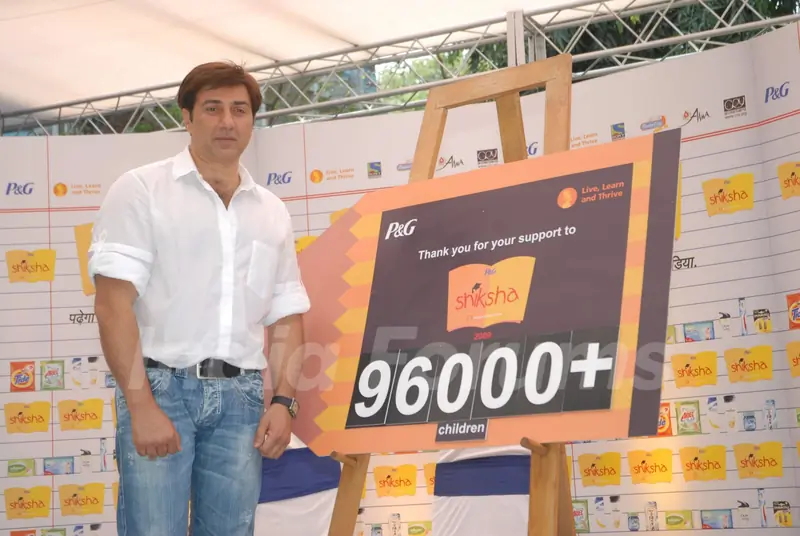 Bollywood actor Sunny Deol at an event of NGO Shiksha at P & G Office in Mumbai