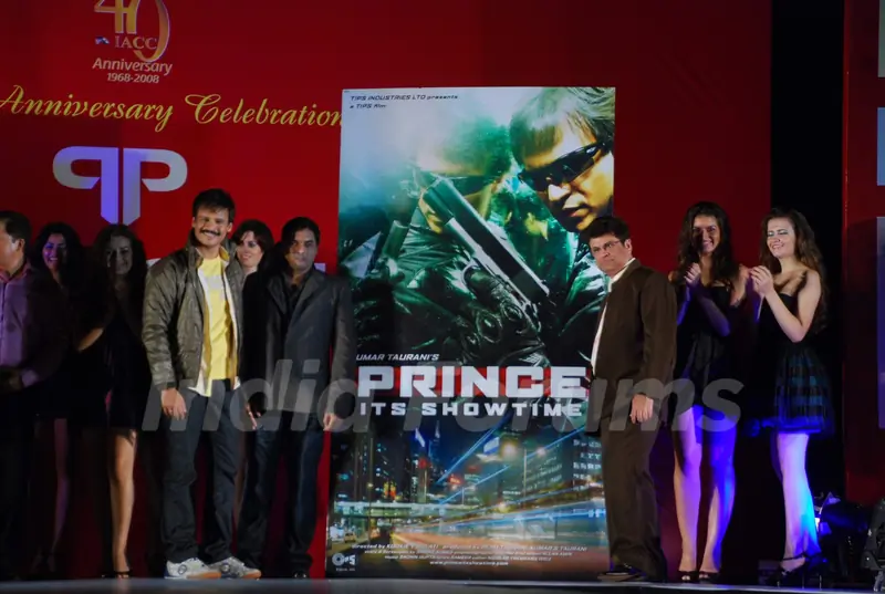 Vivek Oberoi promotes film Prince at Indo American Chamber of Commerce Corporate Awards at American Consulate lawns