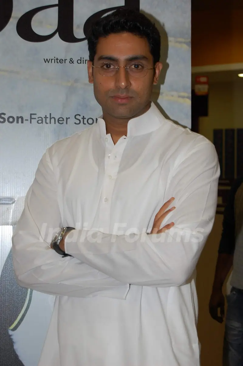 Bollywood Actor Abhishek Bachchan during the promotion of forthcoming film ''Paa'' at BIG FM 927 in Mumbai on Monday, 16 November 2009