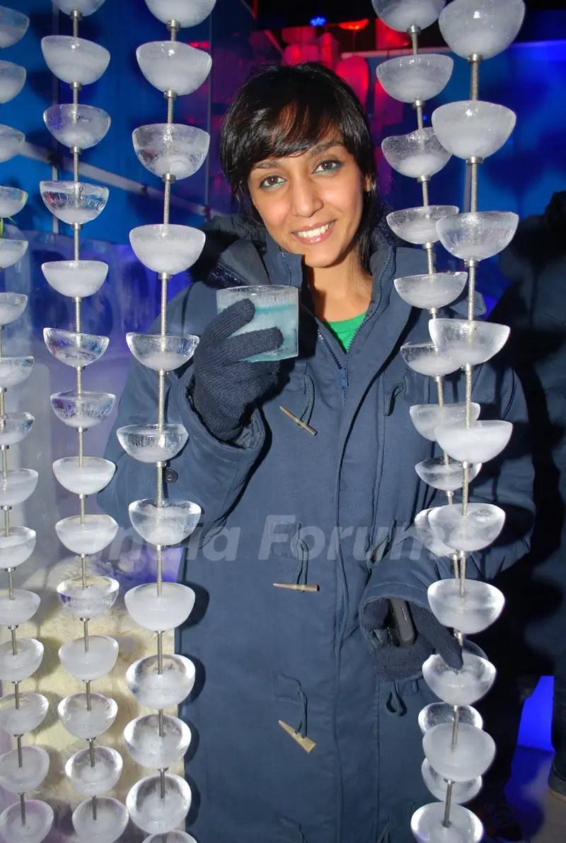 TV actress Shweta Salve at the launch of ICE BAR Fahrenheit 21,Andheri in Mumbai on Tuesday Night