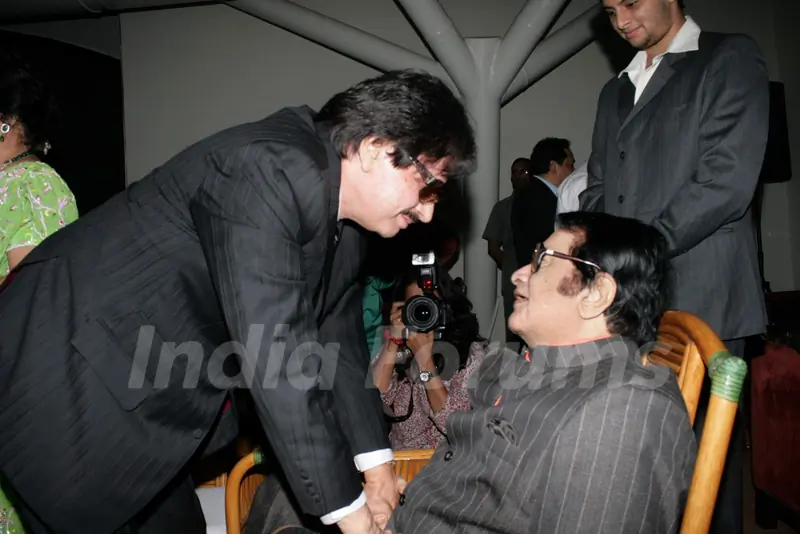 Sanjay Khan and Manoj Kumar at Lalit Intercontinental Anniversary