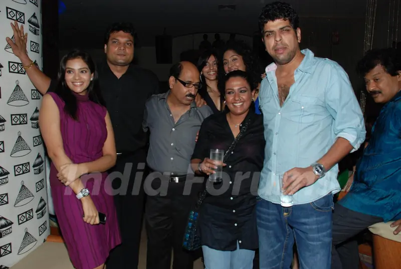 Team of Crime series CID having fun at a celebration bash at Marimba Lounge