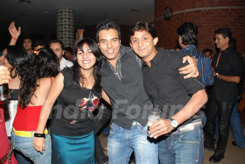 Team of Crime series CID having fun at a celebration bash at Marimba Lounge