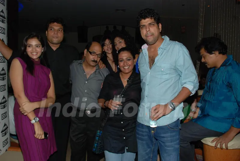 Team of Crime series CID having fun at a celebration bash at Maimba Lounge