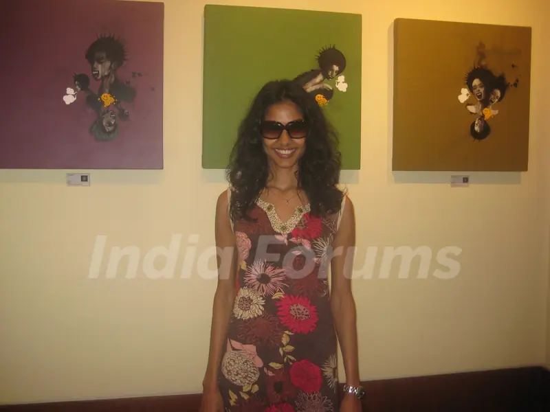 Netra at Vipul Salvi''s "Art Brunch" at JW Marriott
