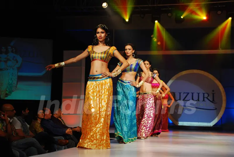 Top models at Achala Sachdev''s Uzuri Jewels launch in Hyatt Regency