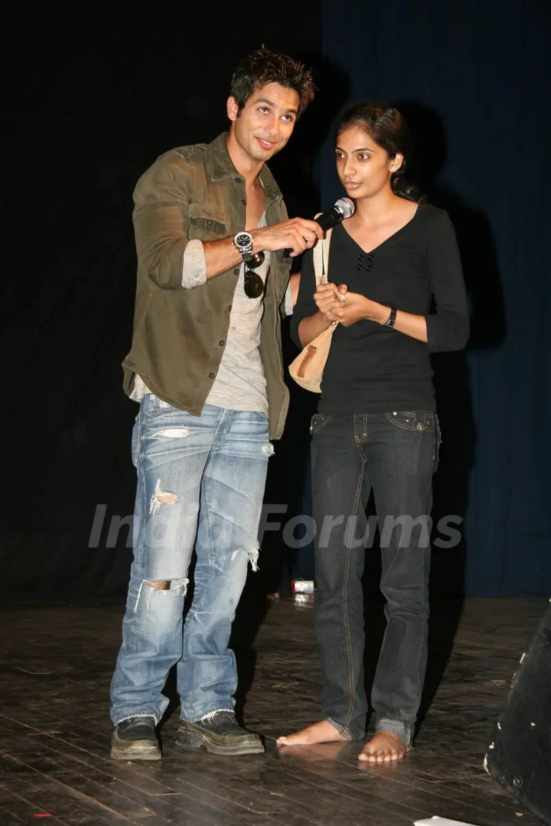 Shahid Kapoor at Modd Ingigo IIT Powai